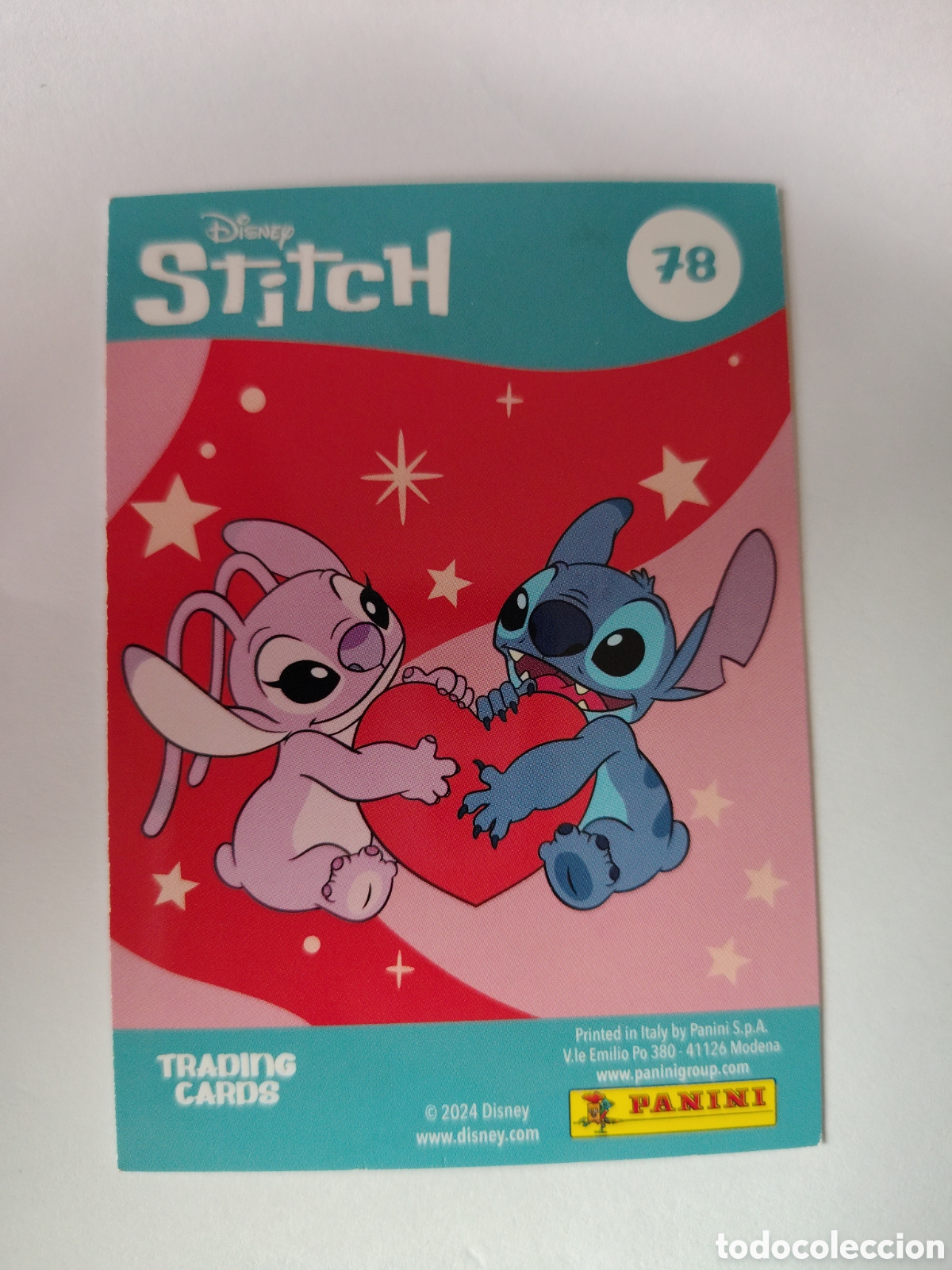 Trading Cards: Stitch 2024 Disney n&deg; 78 Trading Card Panini