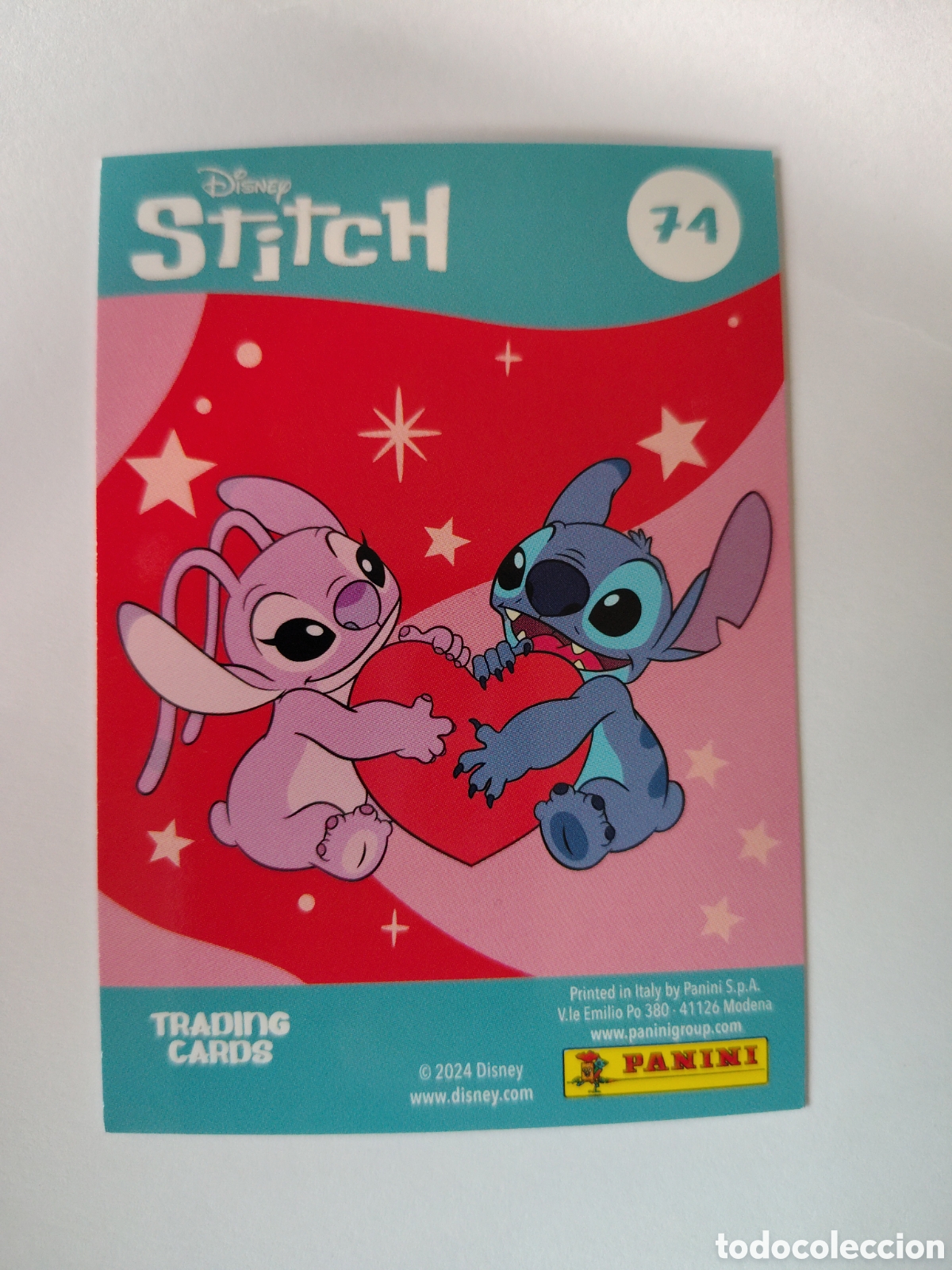 Trading Cards: Stitch 2024 Disney n&deg; 74 Trading Card Panini