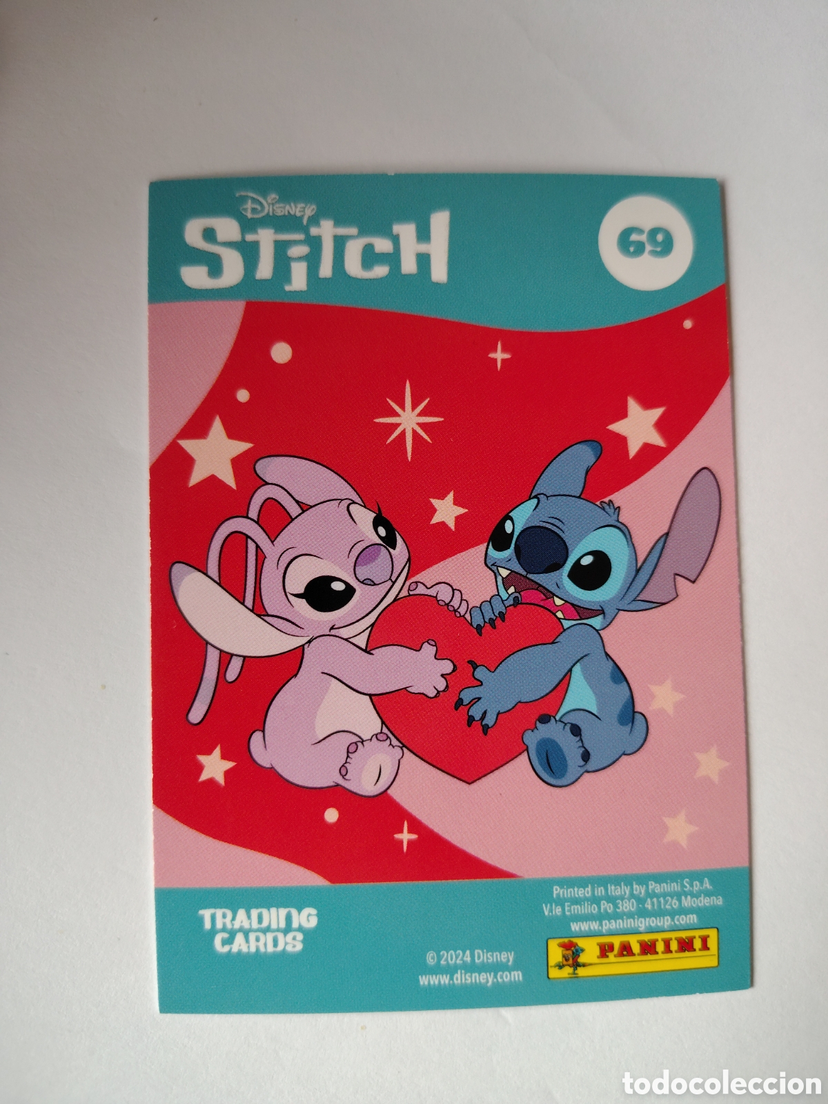 Trading Cards: Stitch 2024 Disney n&deg; 69 Trading Card Panini