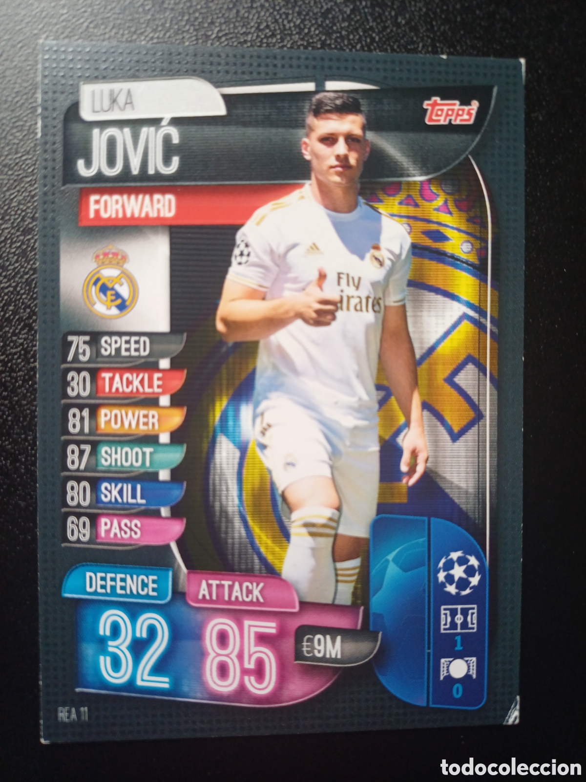 Trading Cards: #REA11 LUKA JOVIC REAL MADRID CF TOPPS MATCH ATTAX 2019/20
