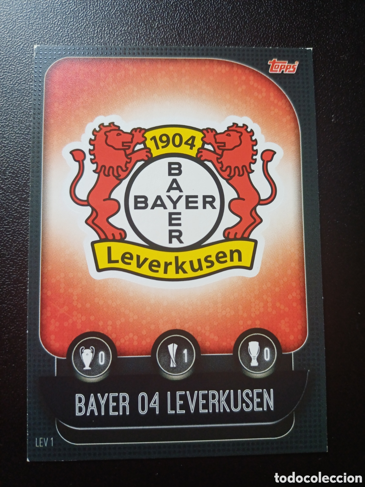 Sammelkarten: #LEV1 ESCUDO BAYER 04 LEVERKUSEN TOPPS MATCH ATTAX 2019/20