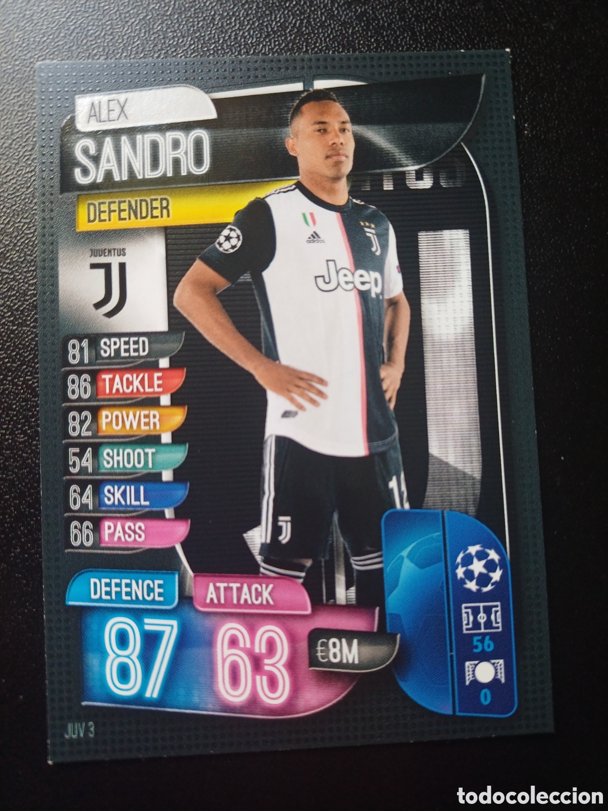 Trading Cards: #JUV3 ALEX SANDRO JUVENTUS TOPPS MATCH ATTAX 2019/20
