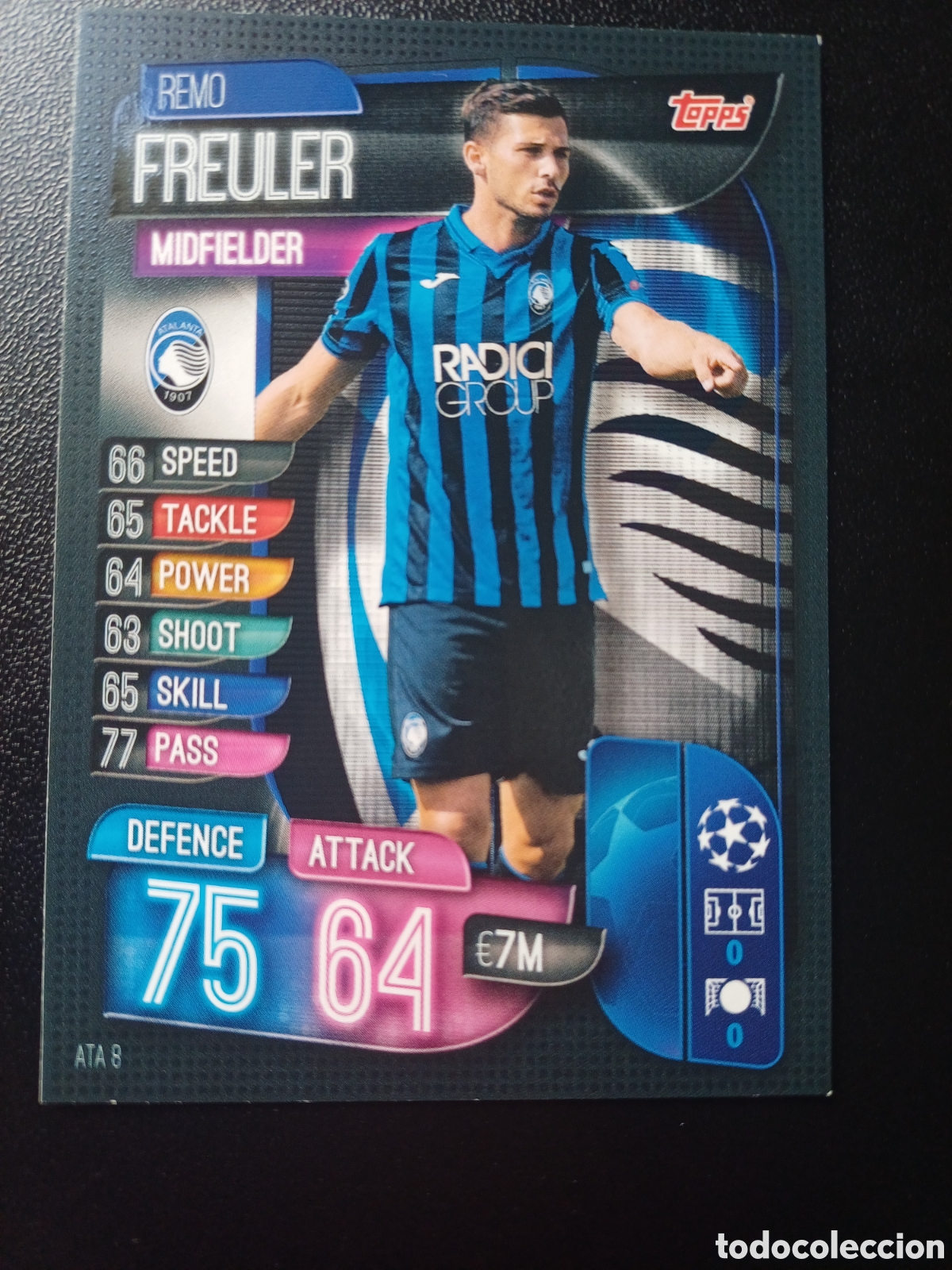 Trading Cards: #ATA8 REMO FREULER ATALANTA BC TOPPS MATCH ATTAX 2019/20