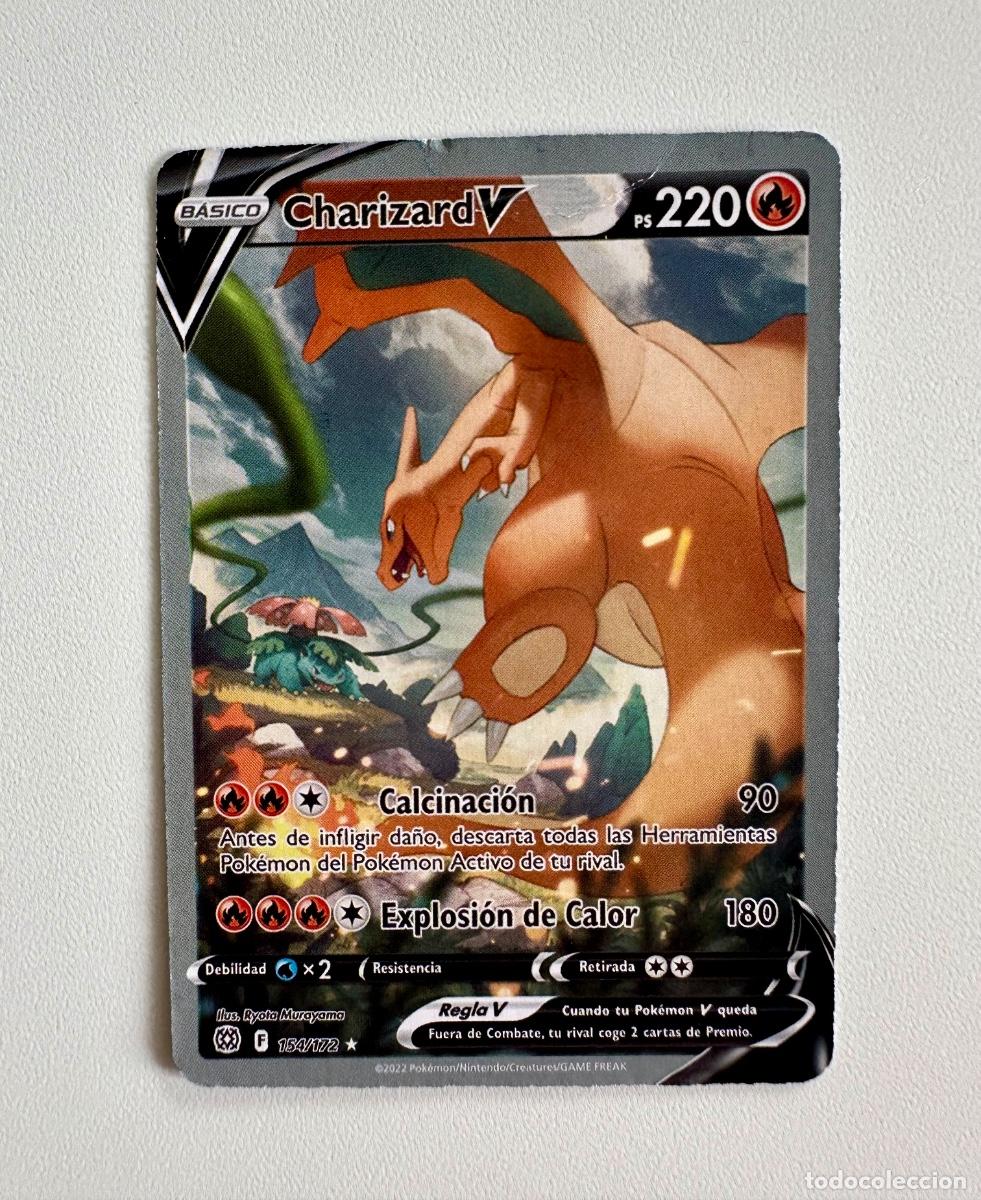 Trading Cards: Carta Pok&eacute;mon Charizard V 154/172 Alternate Full Art del set Sword & Shield: Brilliant Stars