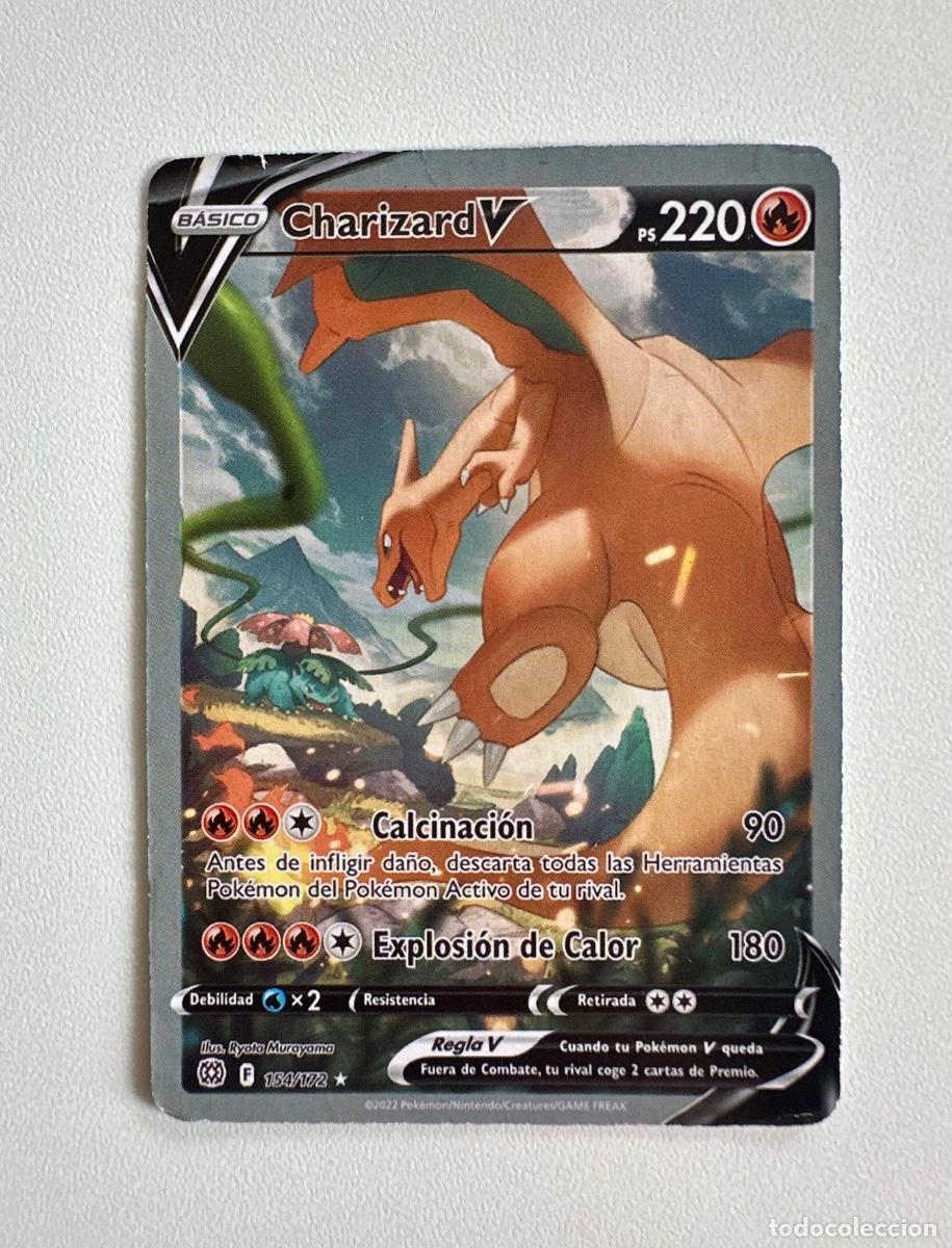 Trading Cards: Carta Pok&eacute;mon Charizard V 154/172 Alternate Full Art del set Sword & Shield: Brilliant Stars