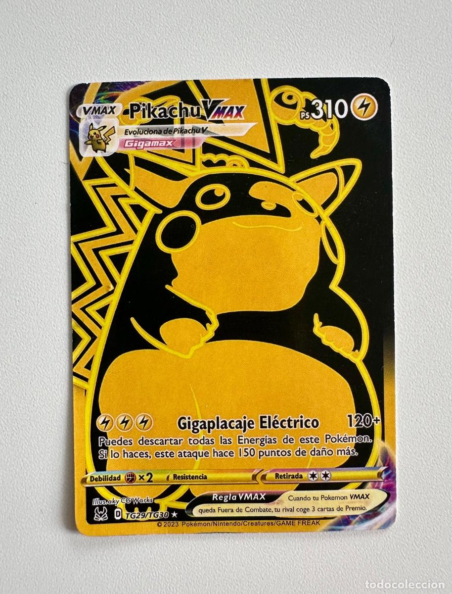Trading Cards: Carta Pok&eacute;mon Pikachu VMAX TG29/TG30 Secret Rare de la Trainer Gallery del set Sword & Shield