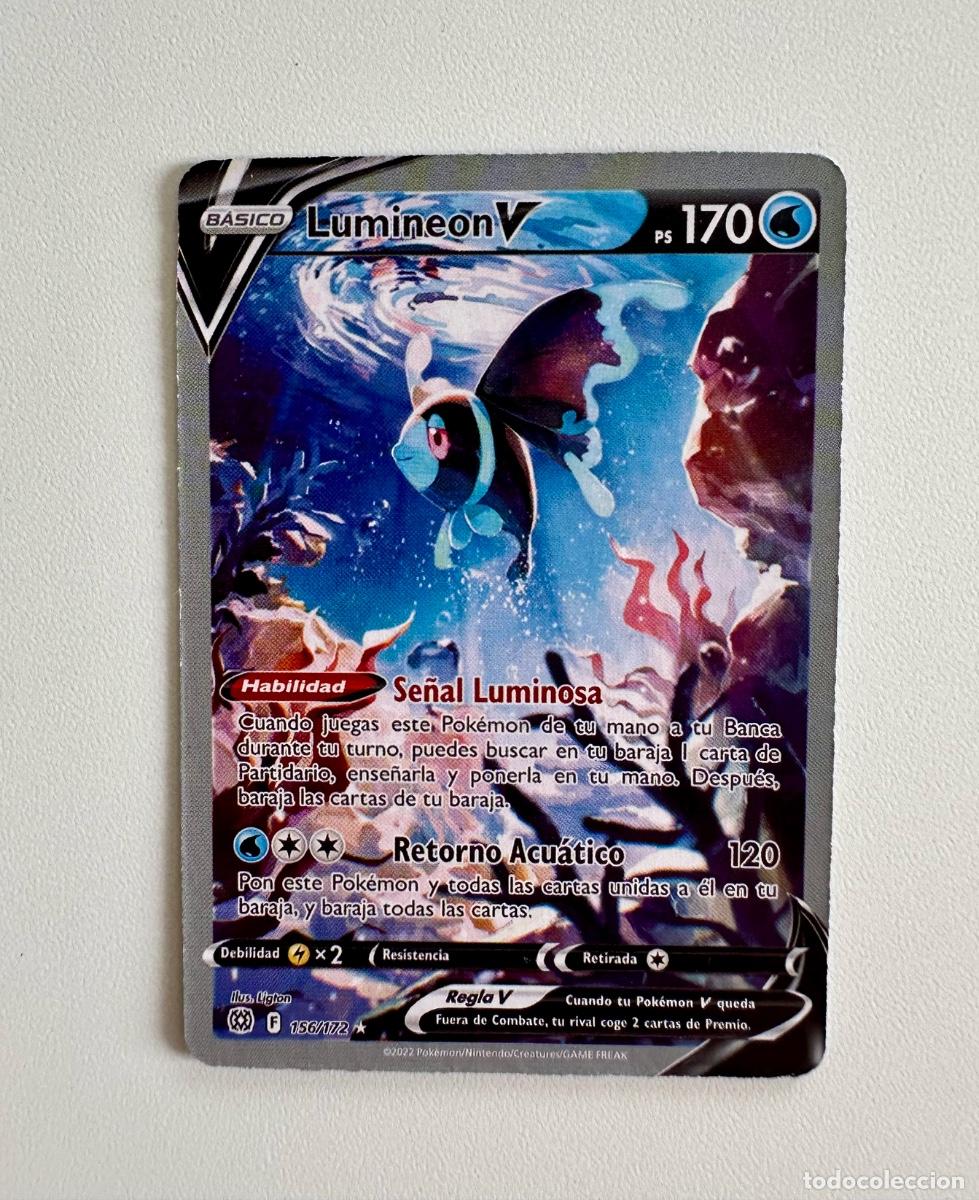Trading Cards: Carta Pok&eacute;mon Lumineon V 156/172 Alternate Full Art del set Sword & Shield: Brilliant Stars