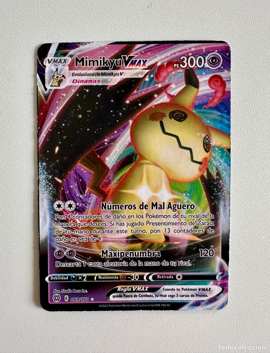 Trading Cards: Carta Pok&eacute;mon Mimikyu VMAX 069/172 Full Art Ultra Rare del set Sword & Shield: Brilliant Stars