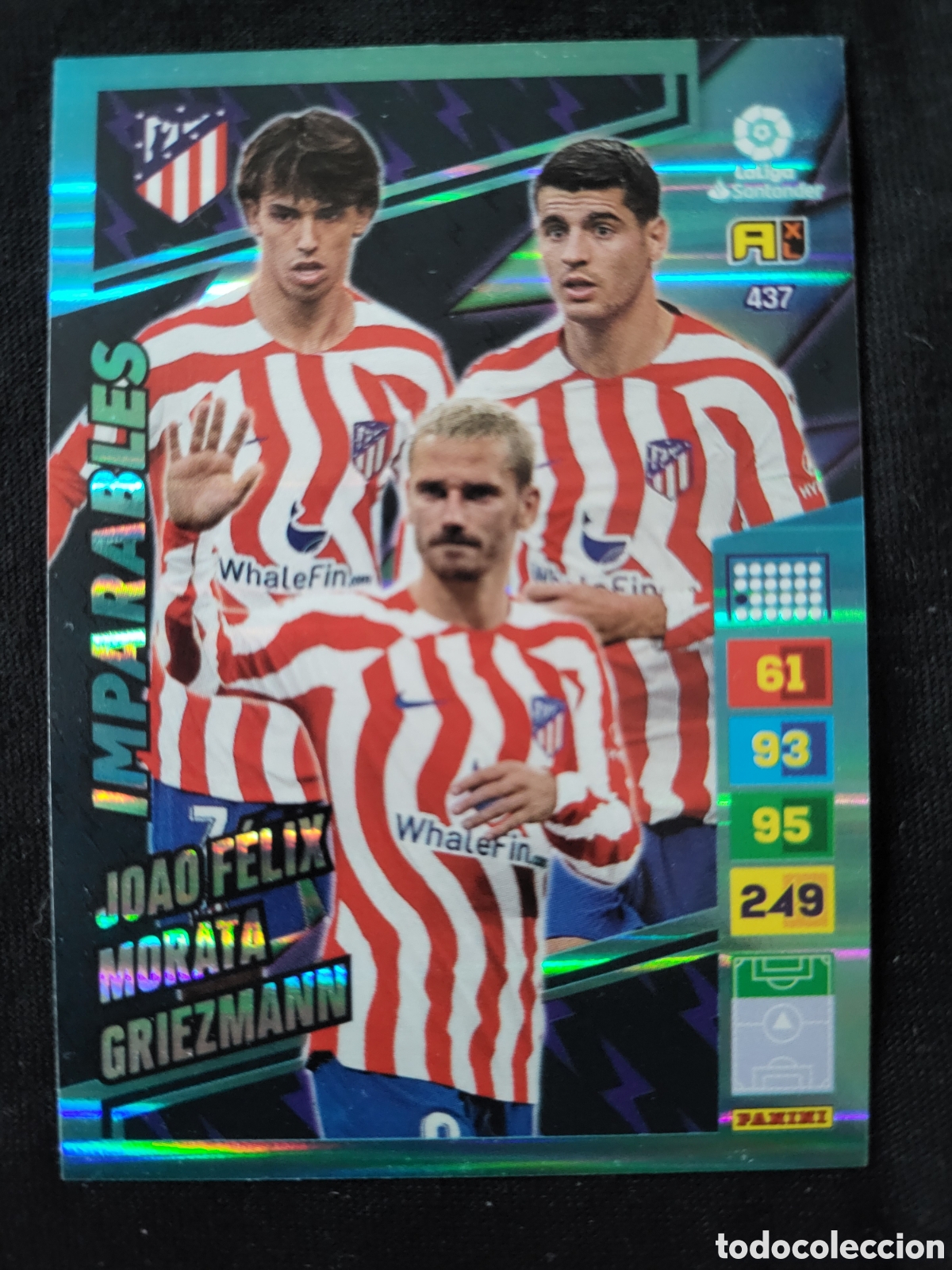Trading Cards: 437 Joao Felix Morata Griezmann Imparables / Adrenalyn XL 2022