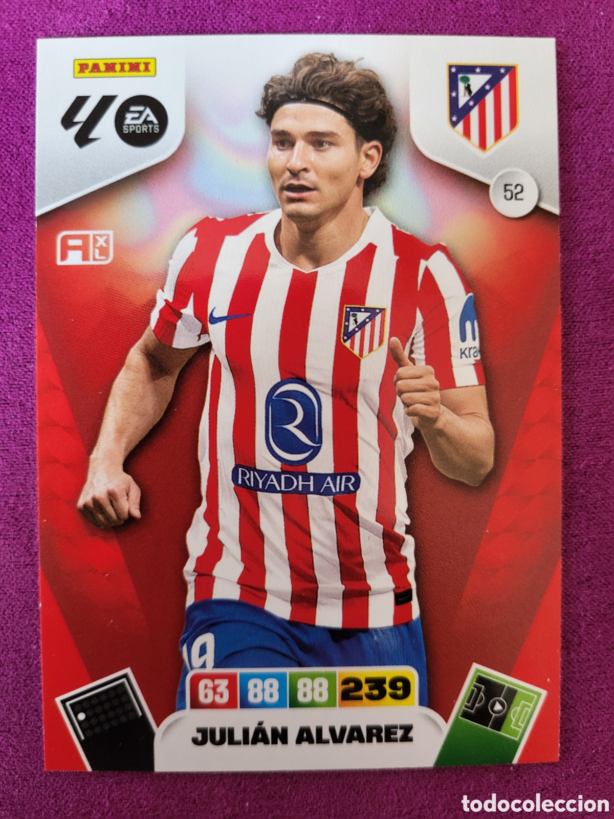 Trading Cards: 52 Julian Alvarez / Adrenalyn XL 2025