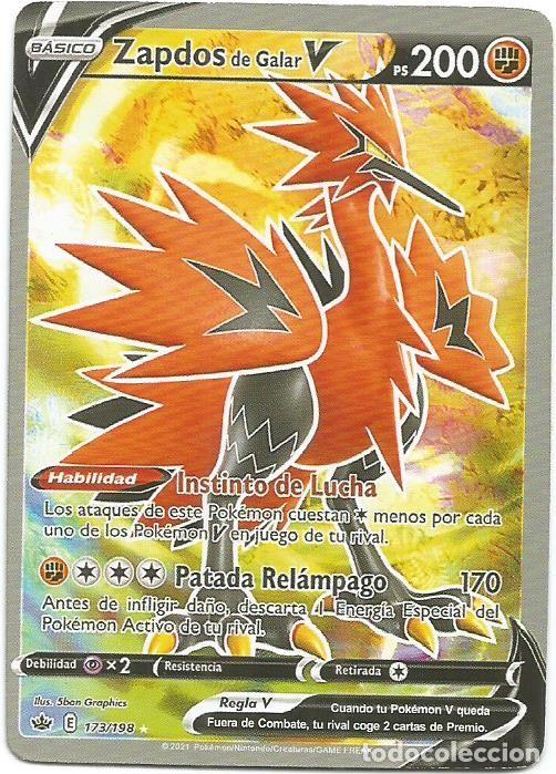 Trading Cards: POK&Eacute;MON - ESPA&Ntilde;OL - ZAPDOS DE GALAR - 173