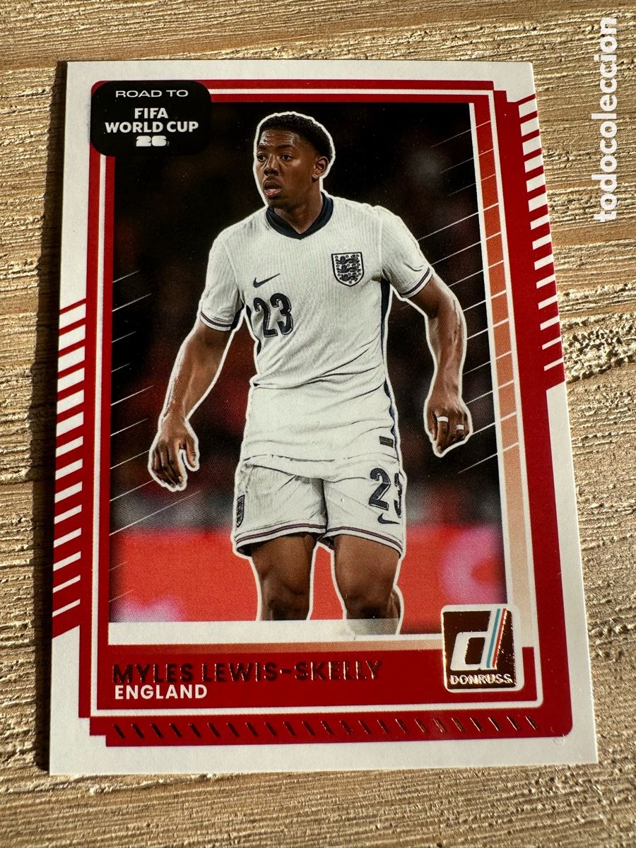 Trading Cards: MYLES LEWIS-SKELLY INGLATERRA 72 DONRUSS ROAD TO FIFA WORLD CUP 26 MUNDIAL USA CAN MEX 2026 PANINI