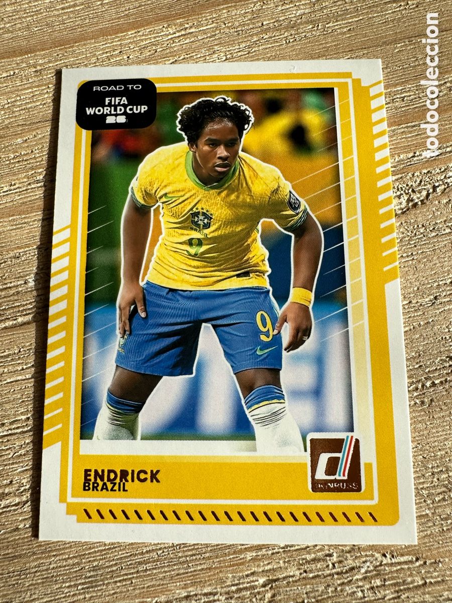 Trading Cards: ENDRICK BRASIL 188 DONRUSS ROAD TO FIFA WORLD CUP 26 MUNDIAL USA CAN MEX 2026 PANINI
