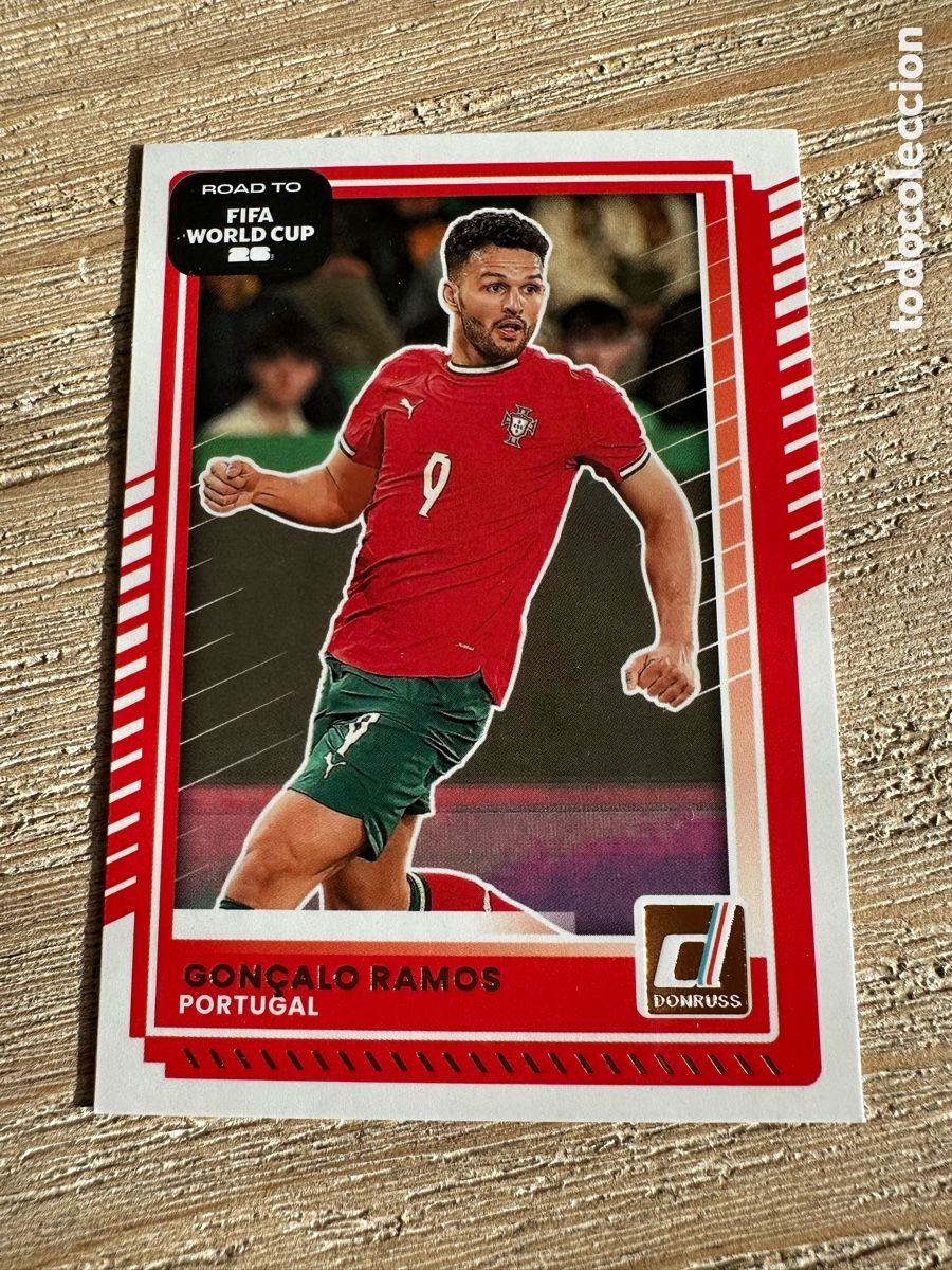 Trading Cards: GON&Ccedil;ALO RAMOS PORTUGAL 95 DONRUSS ROAD TO FIFA WORLD CUP 26 MUNDIAL USA CAN MEX 2026 PANINI
