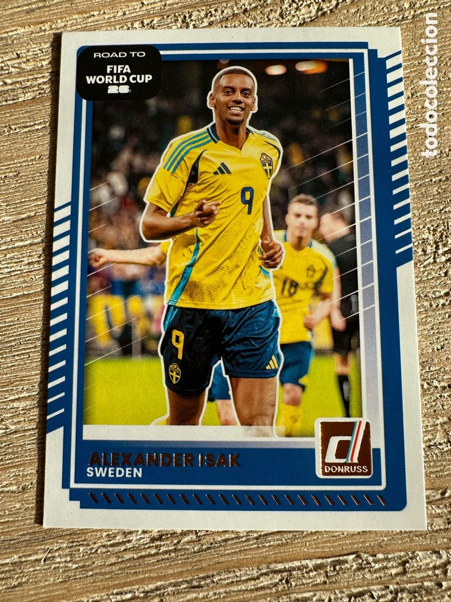 Trading Cards: ALEXANDER ISAK SUECIA 81 DONRUSS ROAD TO FIFA WORLD CUP 26 MUNDIAL USA CAN MEX 2026 PANINI