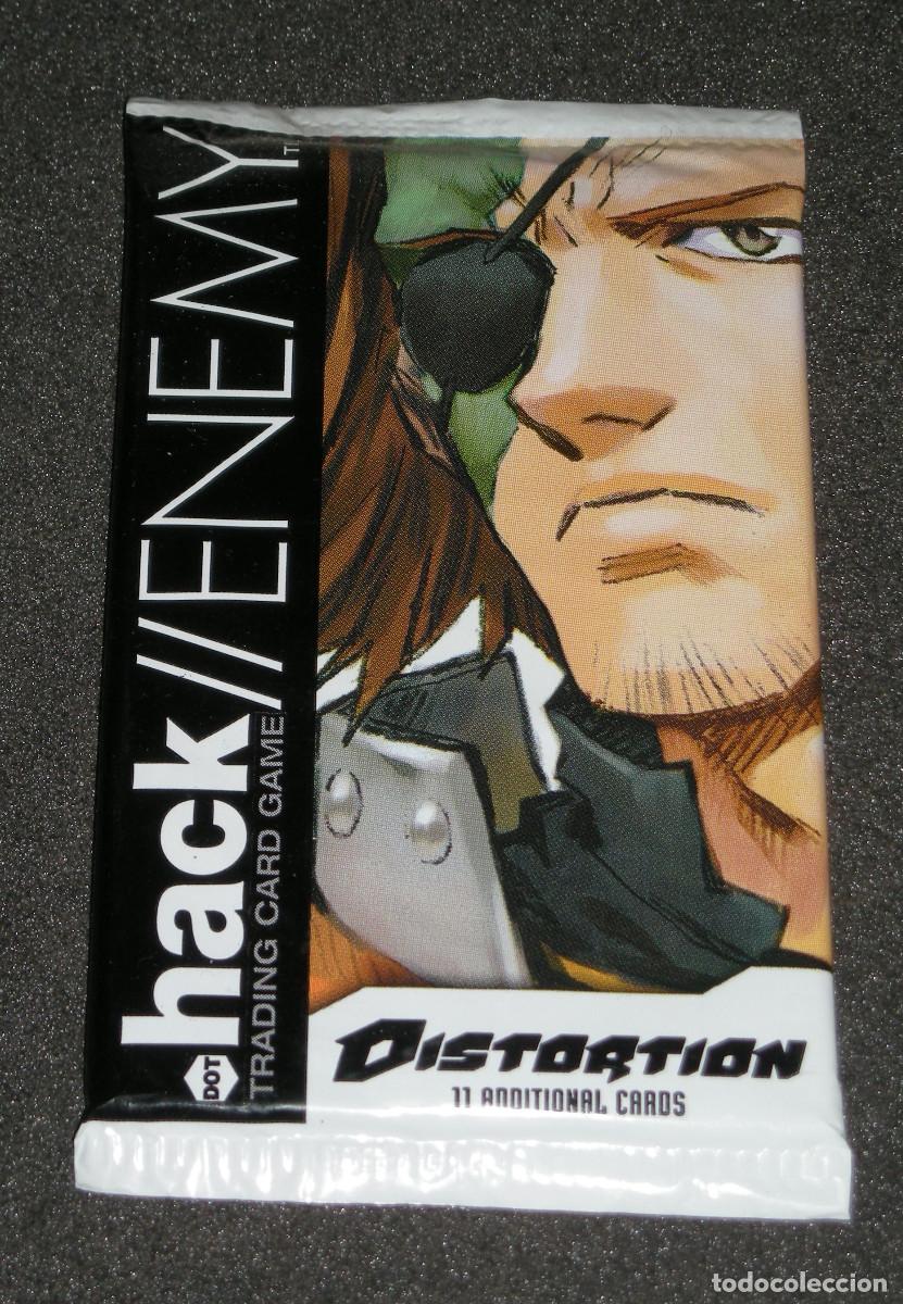 Trading Cards: TRADING CARDS HACK ENEMY DISTORTION (leer descripcion de articulo) Sobre Cerrado
