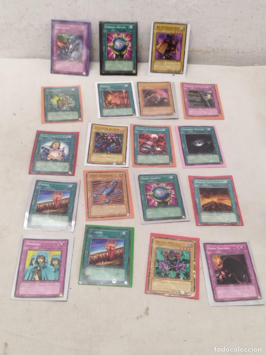 Trading Cards: Lote de 19 cartas, tarjetas. M&aacute;gica Yy-Gi-Oh. Algunas con funda.