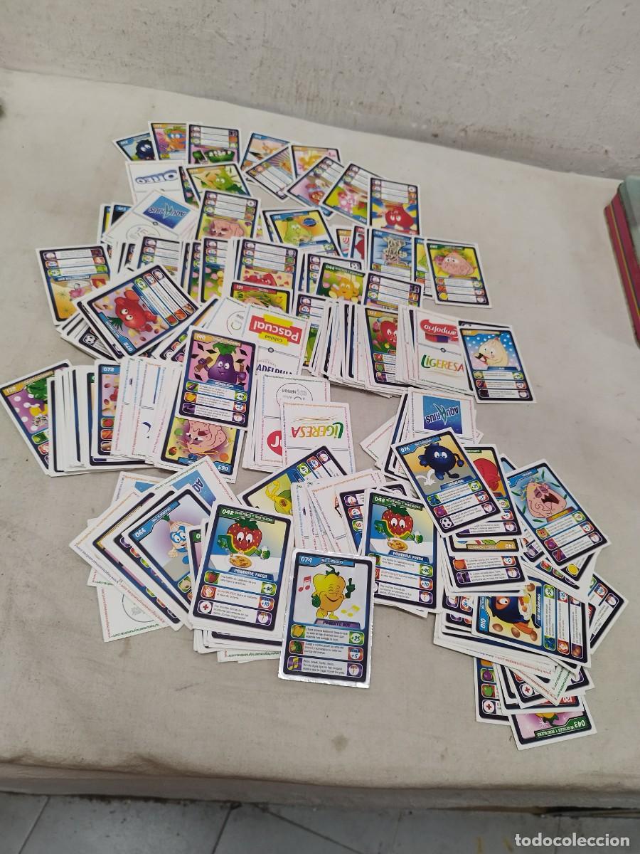 Trading Cards: Lote de aprox. 325 cartas, tarjetas, cromos. De los super saludables. Publicidad.