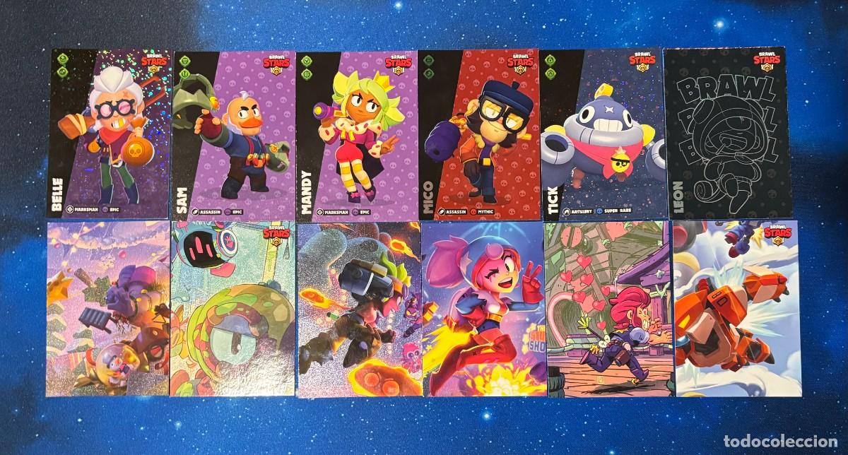 Trading Cards: Lote 12 Cartas Brawl Stars Panini Especiales Holo Epic Mythic Rare