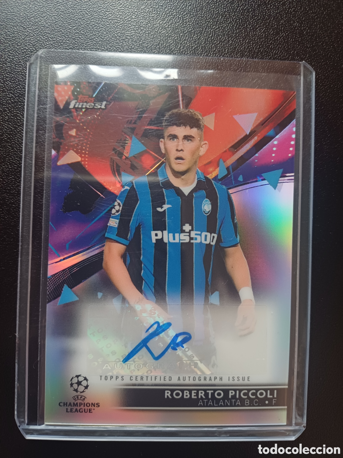 Trading Cards: #BA-PI ROBERTO PICCOLI AUTO ATALANTA BC TOPPS FINEST 2021/22