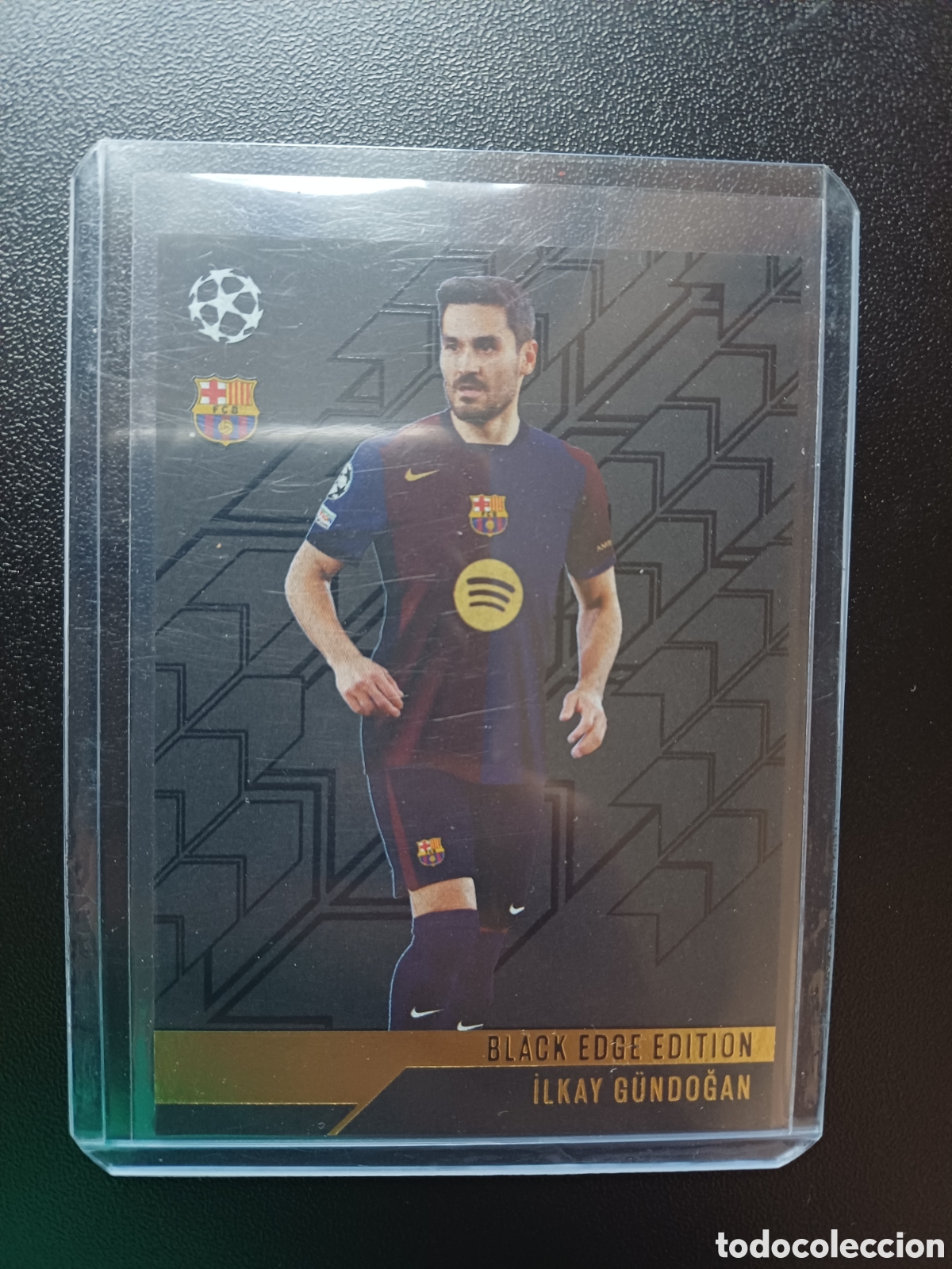 Trading Cards: #BE3 ILKAY GUNDOGAN FC BARCELONA BLACK EDGE EDITION TOPPS MATCH ATTAX 2024/25