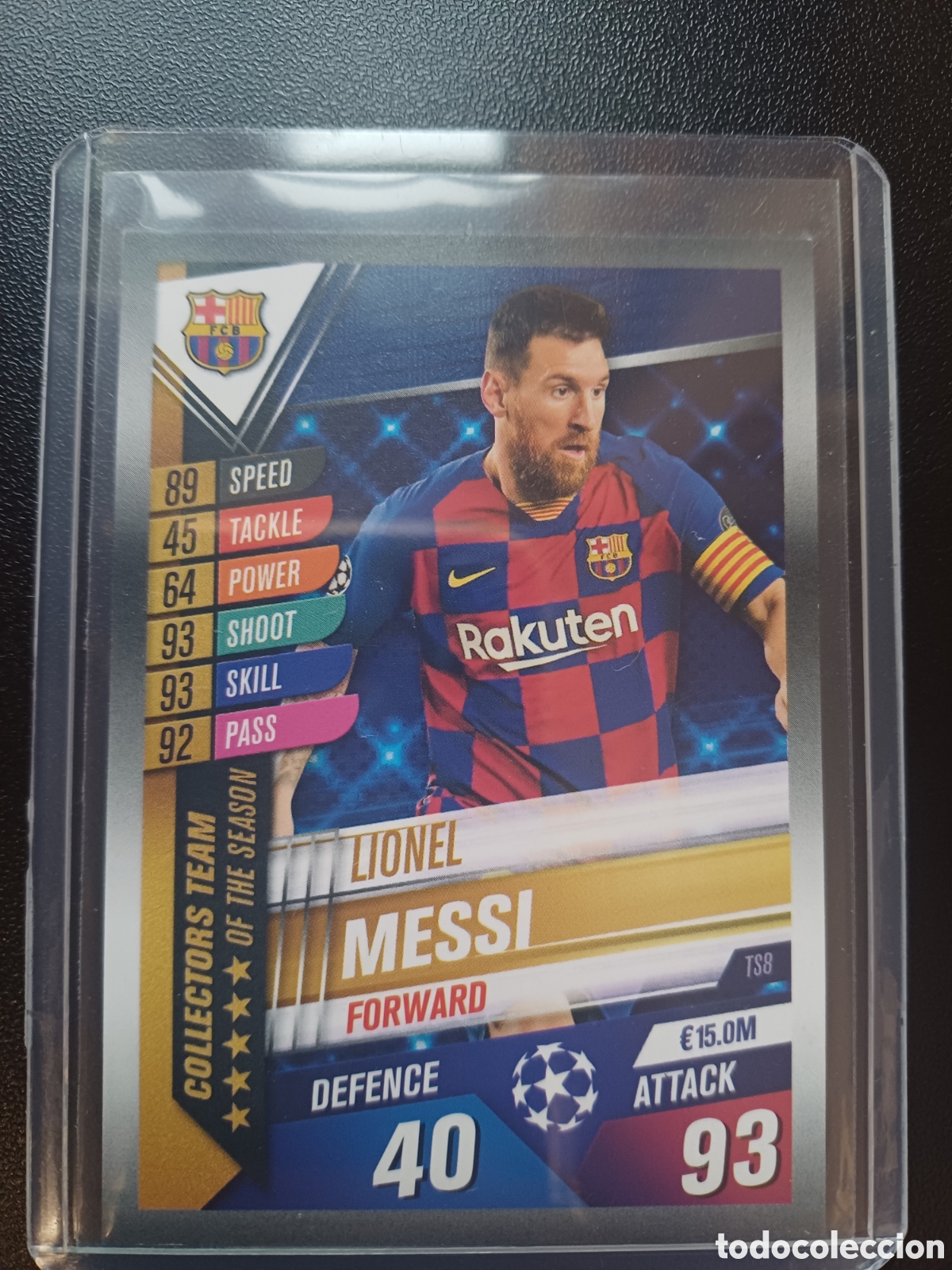 Trading Cards: #TS8 LIONEL MESSI FC BARCELONA COLLECTORS TEAM TOPPS MATCH ATTAX 2019/20