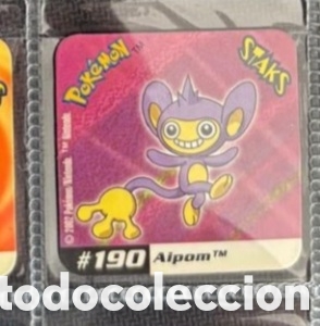 Trading Cards: 190 Aipom Pokemon staks im&aacute;n vintage coleccion a&ntilde;o 2002