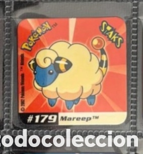 Trading Cards: 179 Mareep Pokemon staks im&aacute;n vintage coleccion a&ntilde;o 2002