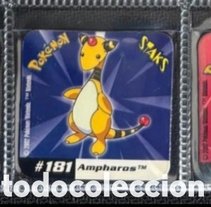 Trading Cards: 181 Ampharos Pokemon staks im&aacute;n vintage coleccion a&ntilde;o 2002