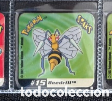 Trading Cards: 15 Beedrill Pokemon staks im&aacute;n vintage coleccion a&ntilde;o 2002