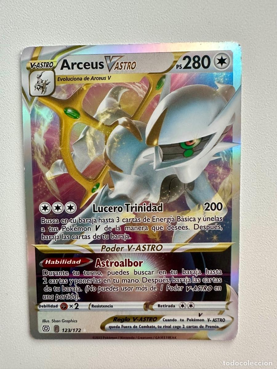 Trading Cards: Carta Pok&eacute;mon Arceus VSTAR 123/172 &ndash; Brilliant Stars V-ASTRO Espa&ntilde;ol