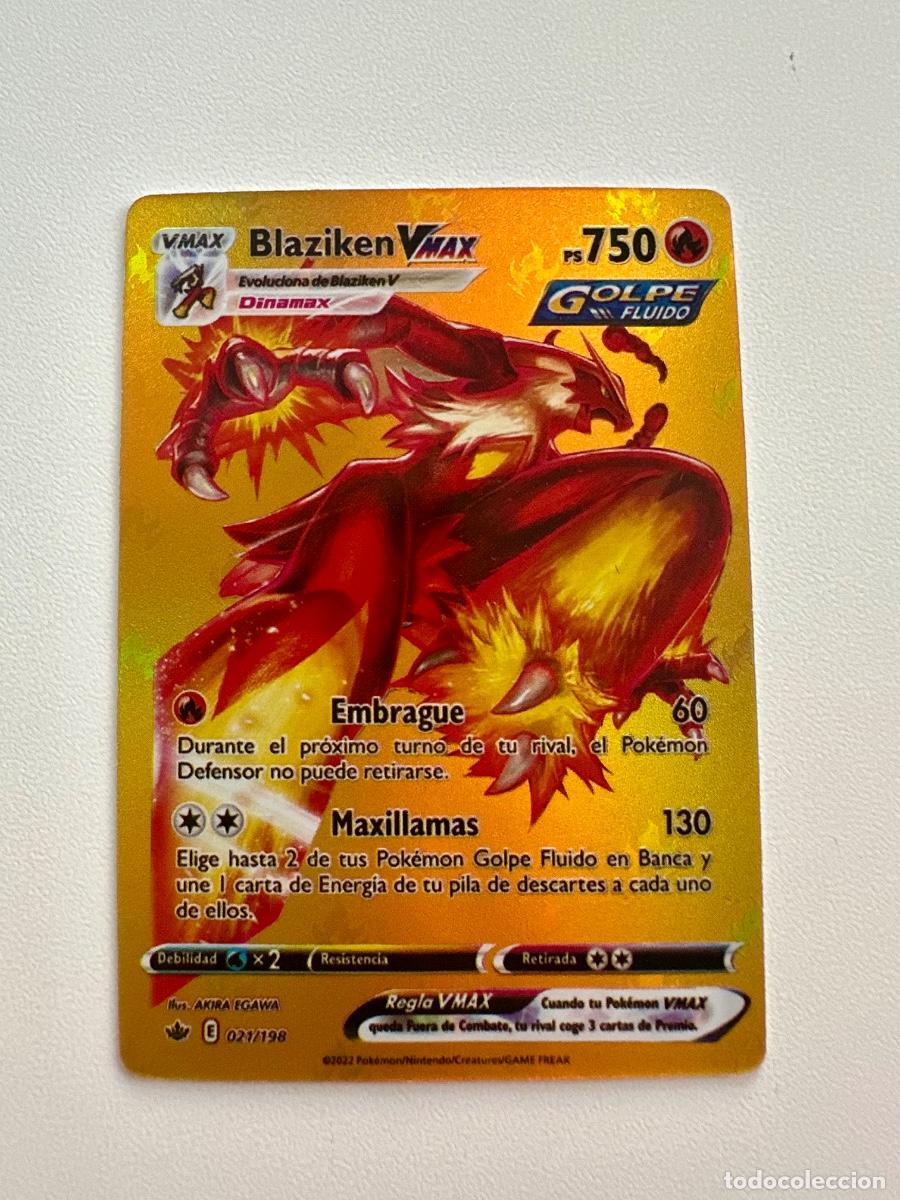 Trading Cards: Carta Pok&eacute;mon Blaziken VMAX 021/198 &mdash; Prize Pack Series One PROMO TORNEO (Espa&ntilde;ol)