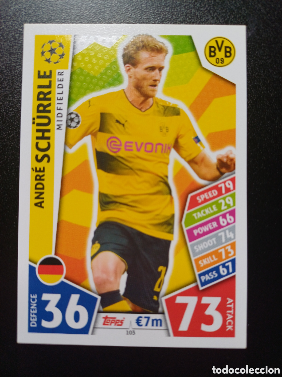 Sammelkarten: #103 ANDRE SCHURRLE BORUSSIA DORTMUND TOPPS MATCH ATTAX 2017/18