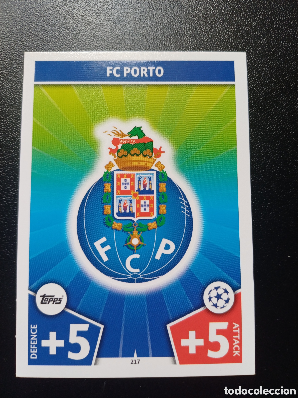 Cartes &agrave; &Eacute;changer: #217 ESCUDO FC PORTO TOPPS MATCH ATTAX 2017/18