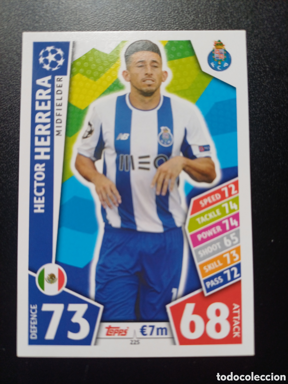 Figurine Collezionabili: #225 HECTOR HERRERA FC PORTO TOPPS MATCH ATTAX 2017/18