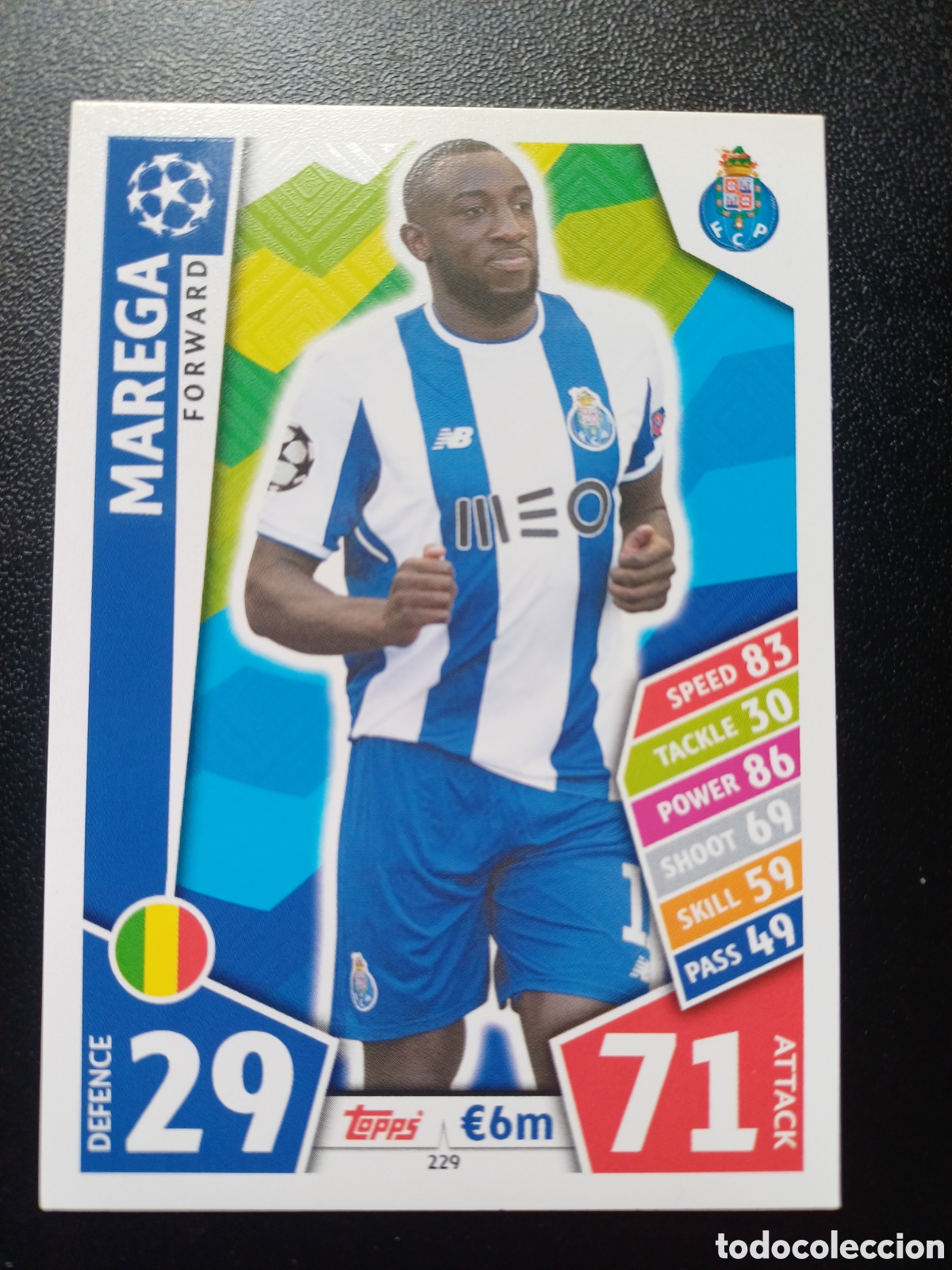Figurine Collezionabili: #229 MAREGA FC PORTO TOPPS MATCH ATTAX 2017/18