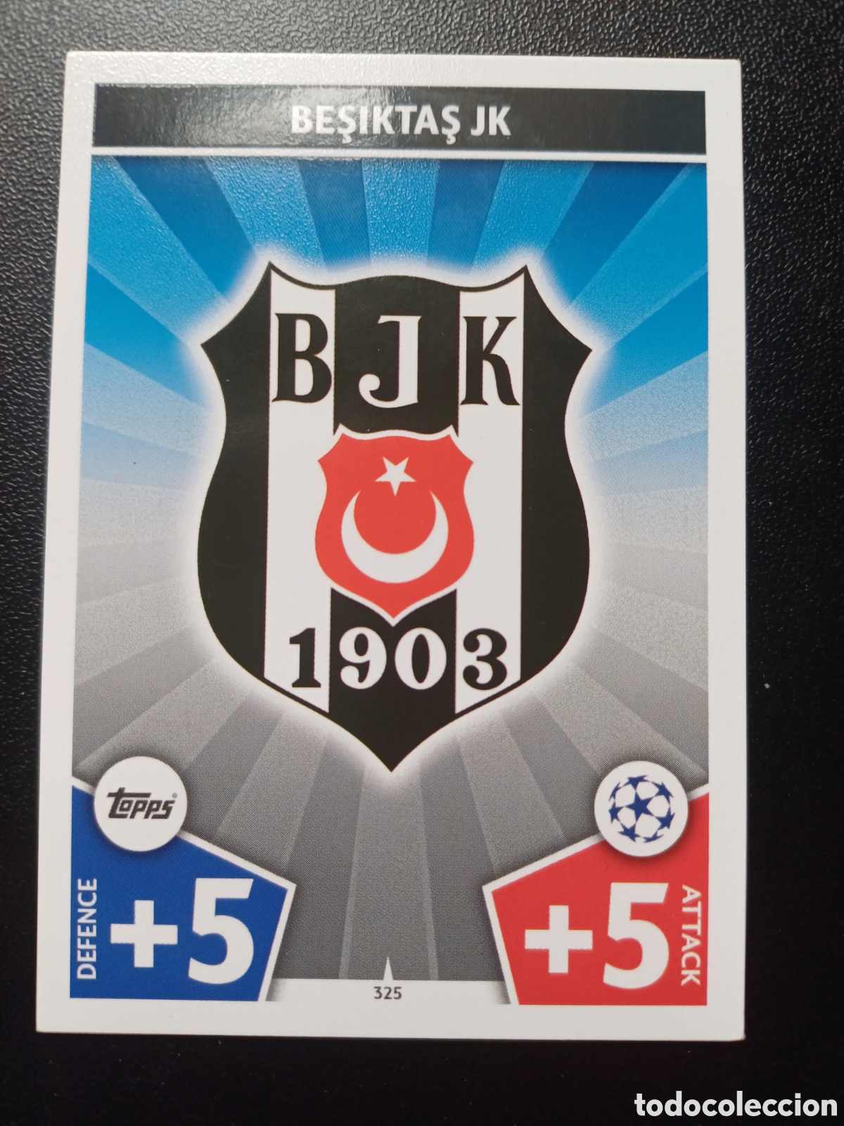 Trading Cards: #325 ESCUDO BESIKTAS JK TOPPS MATCH ATTAX 2017/18