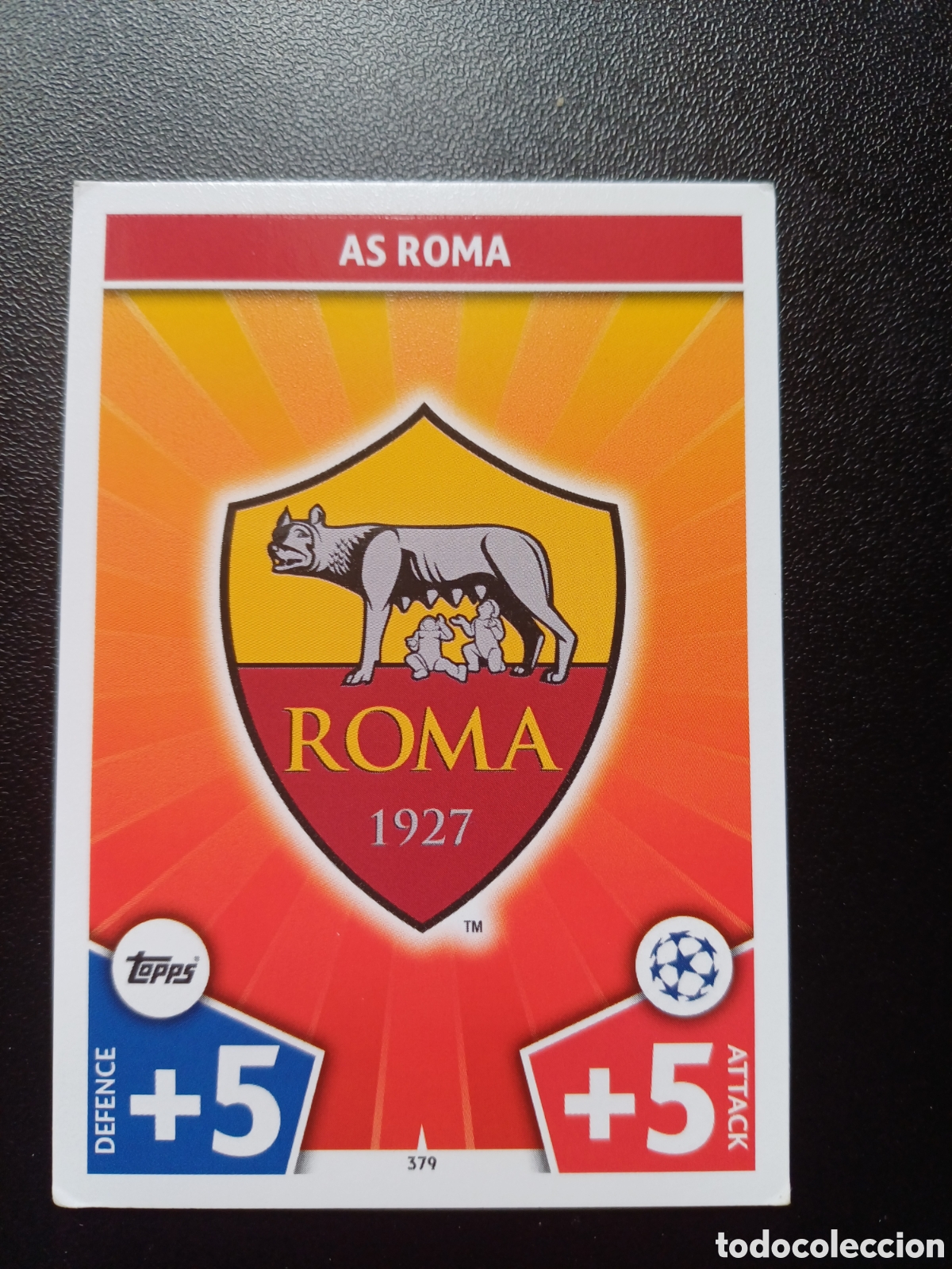 Cartes &agrave; &Eacute;changer: #379 ESCUDO AS ROMA TOPPS MATCH ATTAX 2017/18