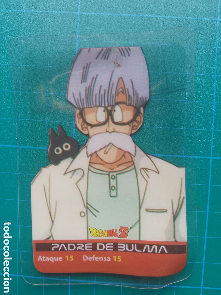 Trading Cards: CROMO LAMINCARDS DRAGON BALL Z EDIBAS SERIE ROJA LAMINCARD 103 PADRE DE BULMA