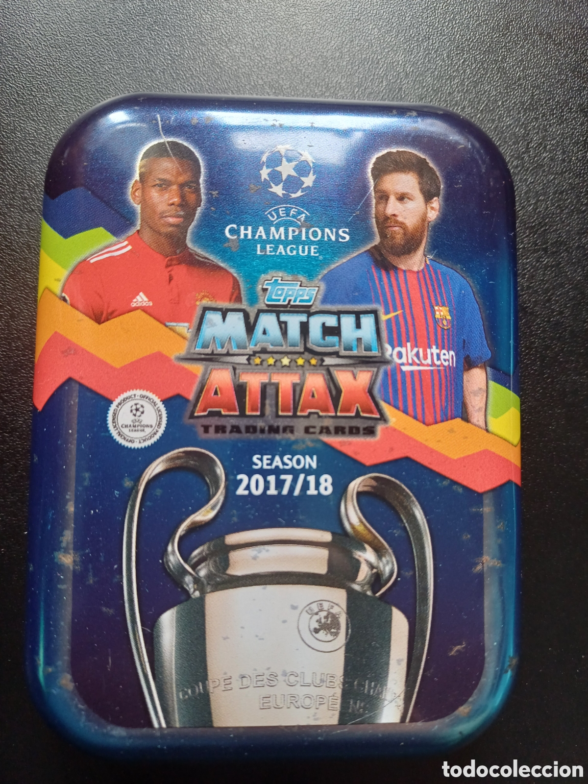 Trading Cards: LATA TOPPS MATCH ATTAX 2017/18 LIONEL MESSI POGBA FC BARCELONA MANCHESTER UNITED