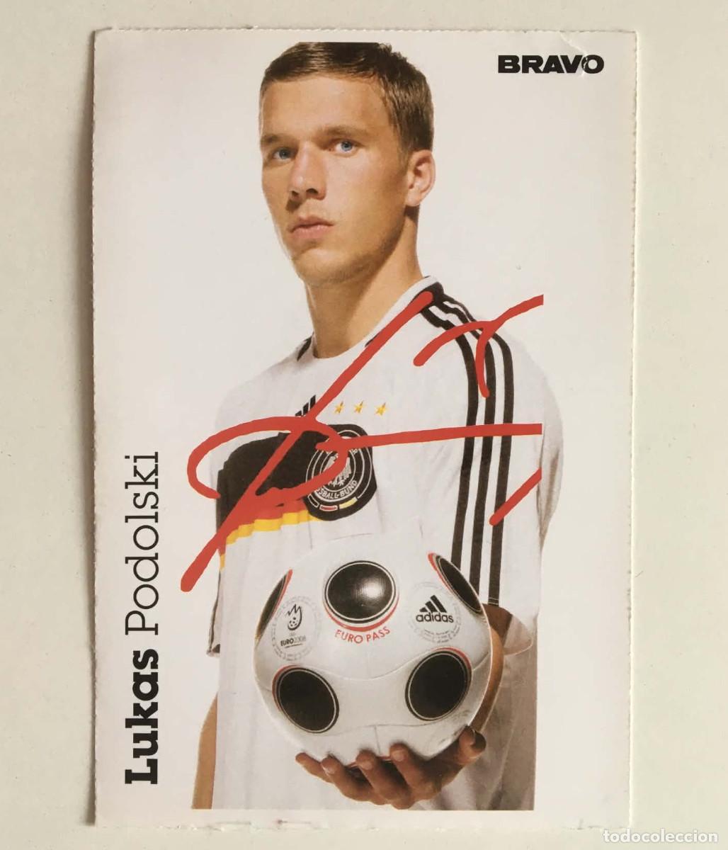 Trading Cards: Lukas Podolski Euro 2008 / Robert Pattinson Twilight Autograph Card Bravo Germany Football Adidas