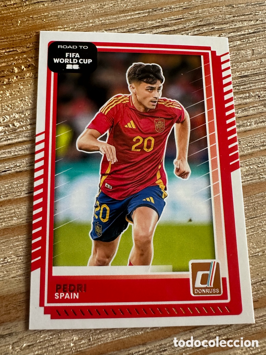 Trading Cards: PEDRI ESPA&Ntilde;A 11 DONRUSS ROAD TO FIFA WORLD CUP 26 MUNDIAL USA CAN MEX 2026 PANINI