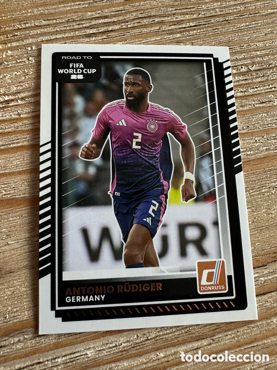 Trading Cards: ANTONIO RUDIGER ALEMANIA 29 DONRUSS ROAD TO FIFA WORLD CUP 26 MUNDIAL USA CAN MEX 2026 PANINI