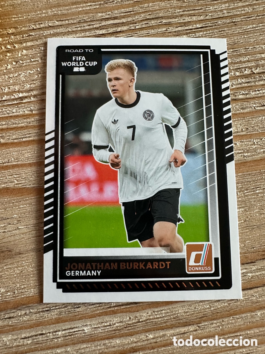 Trading Cards: JONATHAN BURKARDT ALEMANIA 44 DONRUSS ROAD TO FIFA WORLD CUP 26 MUNDIAL USA CAN MEX 2026 PANINI