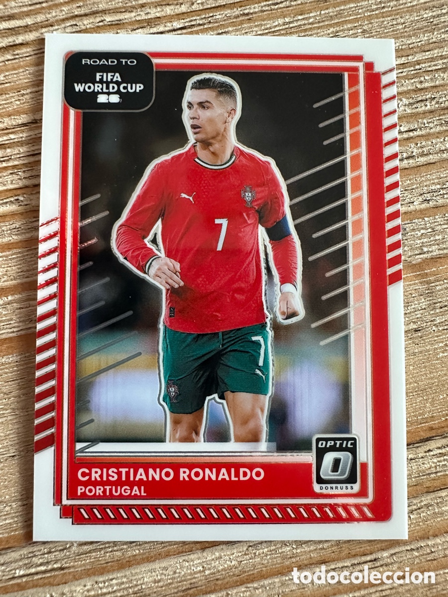 Trading Cards: CRISTIANO RONALDO PORTUGAL 91 OPTICAL PARALLEL DONRUSS ROAD TO FIFA WORLD CUP 26 MUNDIAL 2026 PANINI