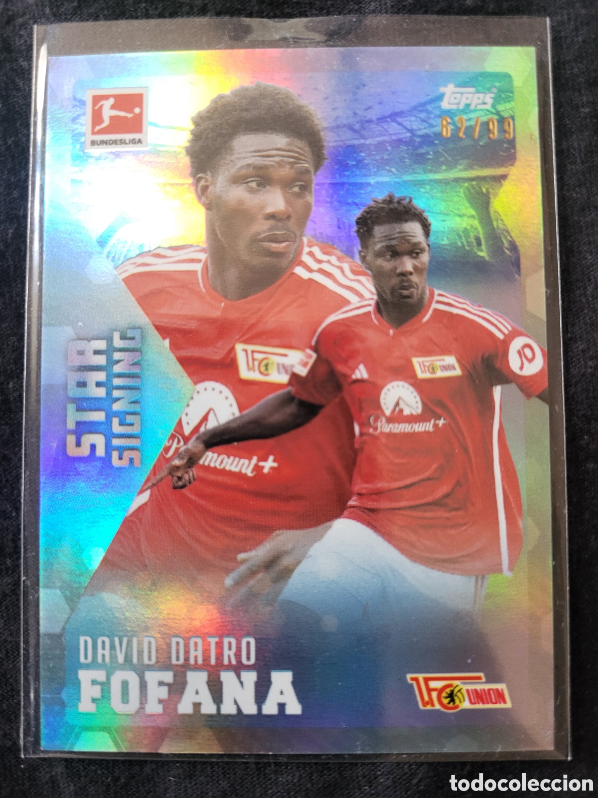 Trading Cards: David Datro Fofana Star Signing [Foil] #/99 Topps Bundesliga Summer Signings 2023