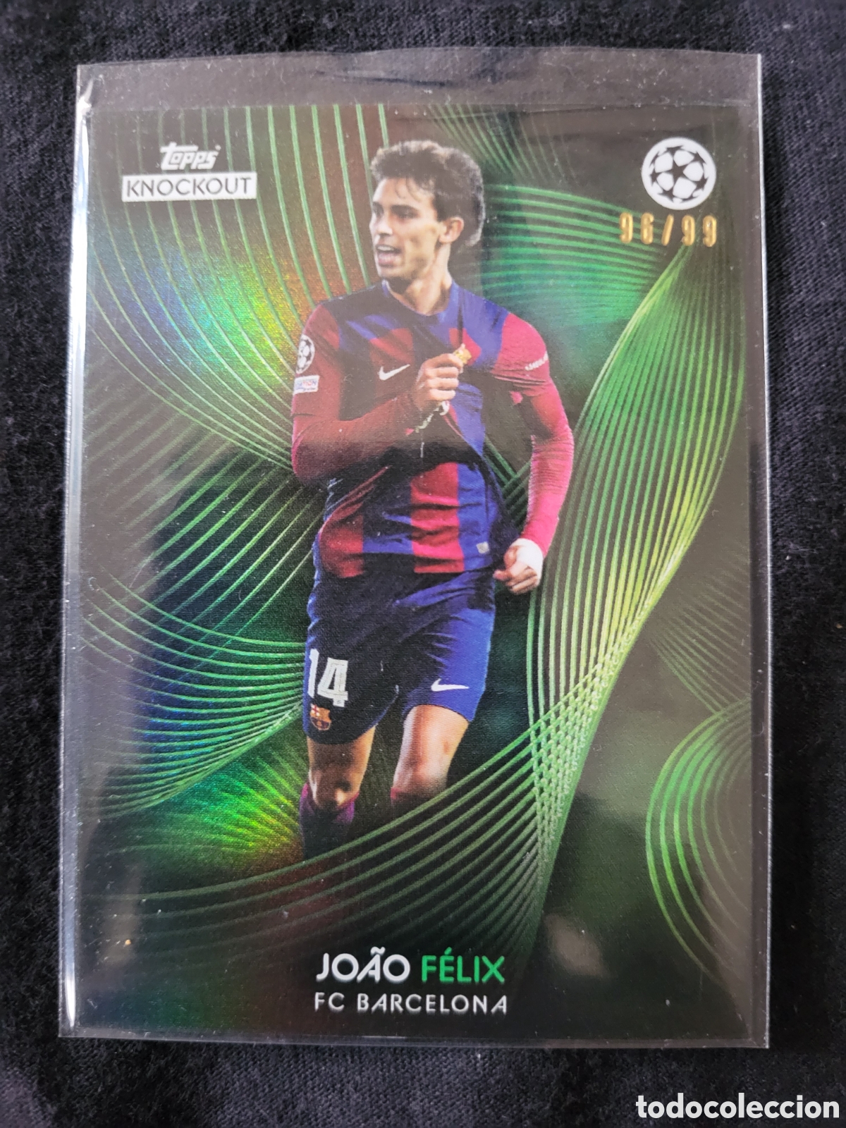 Trading Cards: 71 Joao Felix [Green] #/99 / Topps Knockout 2023