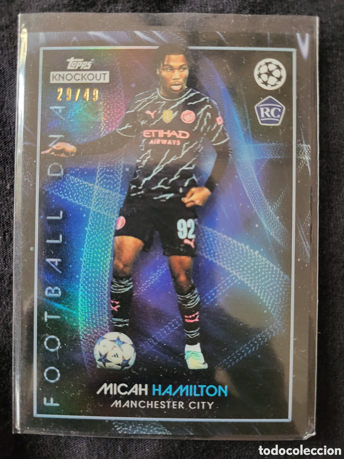 Trading Cards: TKO-FD Micah Hamilton Football DNA [Blue] #/49 / Topps Knockout 2023
