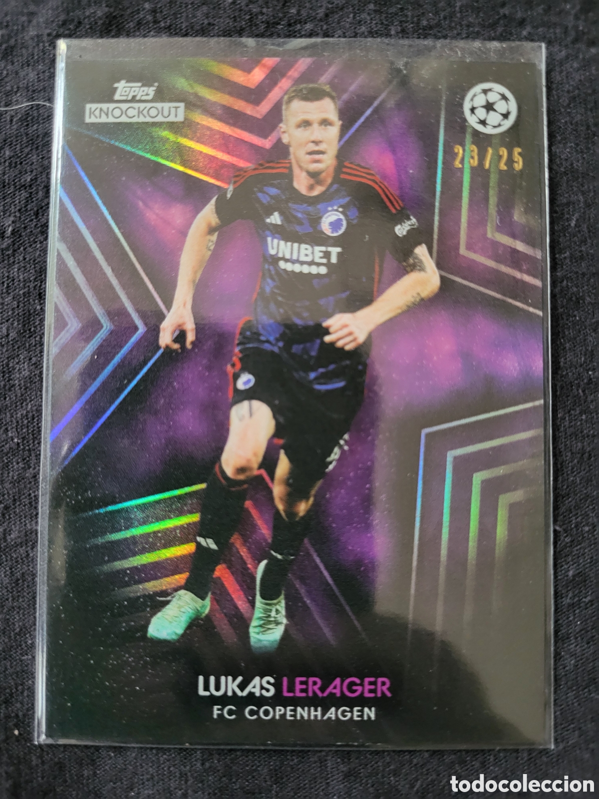 Trading Cards: TKO-SP Lukas Lerager Star Player [Purple] #/25 / Topps Knockout 2023