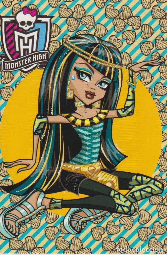 Trading Cards: POSTAL MONSTER HIGH &ndash; PERSONAJE: CLEO DE NILE - PHOTOCARD N&ordm;15 &ndash; PANINI 2011 - MATTEL